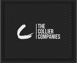 2'6" x 3' (30" x 35") Superscrape Impressions THE COLLIER COMPANIES Rubber Logo Mat