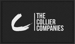 3' x 5' (35" x 56") Superscrape Impressions THE COLLIER COMPANIES Rubber Logo Mat
