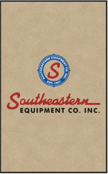 5' x 8' (58" x 95") Digiprint HD SOUTHEASTERN EQUIPMENT Indoor Logo Mat