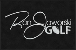 4' x 6'(45" x 69") Digiprint HD RON JAWORSKI Indoor Logo Mat