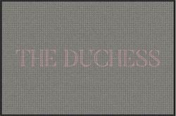 4' x 6' (45" x 69") Waterhog Impressions HD THE DUCHESS  Indoor/Outdoor Logo Mat
