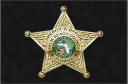 4' x 6'(45" x 69") Digiprint HD PALM BEACH CO SHERIFF'S   Indoor Logo Mat