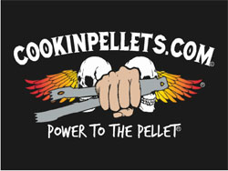 3 'x 4' (34" x 46") Floor Impressions COOKINPELLETS.COM  Rubber Logo Mat