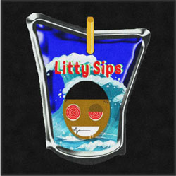 5' x 5' (58" x 58") Digiprint HD LITTY SIPS   Indoor Logo Mat