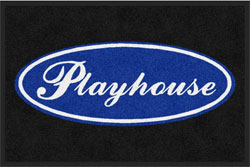 2 'x 3' (24" x 35") Digiprint HD PLAYHOUSE   Indoor Logo Mat