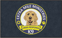 3' x 5' (35" x 58") Digiprint HD EXTRA MILE MINISTRIES Indoor Logo Mat