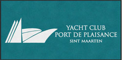 4' x 8' (45" x 95") Digiprint HD YACHT CLUB Indoor Logo Mat