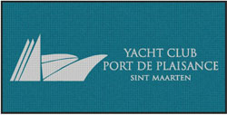 4' x 8' (45" x 95") Waterhog Impressions HD YACHT CLUB  Indoor/ Outdoor Logo Mat