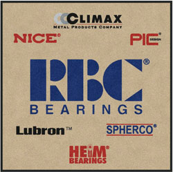5' x 5' (58" x 58") Digiprint HD RBC BEARINGS  Indoor Logo Mat