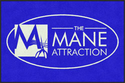 4' x 6' (45" x 69") Digiprint Classic THE MANE ATTRACTION  Indoor Logo Mat
