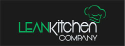 3' x 8' (34" x 93") Floor Impressions LEAN KITCHEN  Rubber Logo Mat