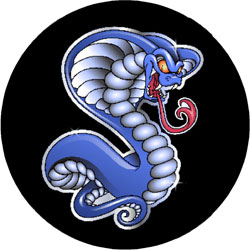 4' Round (45") Digiprint HD Custom Shape SNAKE  Indoor Logo Mat