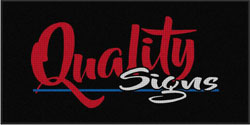 4' x 8' (45" x 95") Waterhog Impressions HD QUALITY SIGNS INC   Indoor/ Outdoor Logo Mat