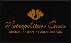 3' x 5' ( 35" x 59" ) Waterhog Impressions HD METROPOLITAN OASIS  Indoor/Outdoor Logo Mat