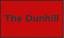 3' x 5 (35" x 59") Waterhog Inlay THE DUNHILL  Indoor/Outdoor Logo Mat