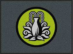 3' x 4' (35" x 45") Waterhog Impressions HD ARDEN'S GARDEN  Indoor/Outdoor Logo Mat