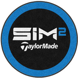 6' Round (68" inches) Digiprint HD Custom Shape SIM 2  Indoor Logo Mat
