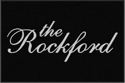 4' x 6' (45" x 69") Waterhog Impressions HD THE ROCKFORD Indoor/Outdoor Logo Mat