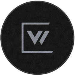 6' Round (68" inches) Digiprint HD Custom Shape VAPING INDUSTRIES  Indoor Logo Mat