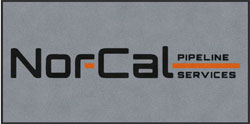 4' x 8' (45" x 95") Digiprint HD NOR-CAL PIPELINE   Indoor Logo Mat