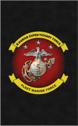 5' x 8' (58" x 95") Digiprint HD FLEET MARINE FORCE Indoor Logo mat