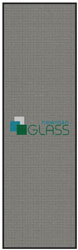3' x 10' (35" x 119") Waterhog Impressions HD NEWMAN GLASS   Indoor/Outdoor Logo Mat