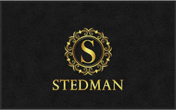 3' x 5' (35" x 58") Digiprint HD STEDMAN Indoor Logo Mat