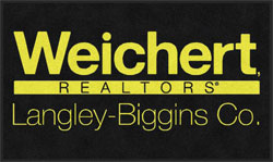 3' x 5' (35" x 59") Colorstar Impressions WEICHERT REALTORS  Indoor Logo Mat