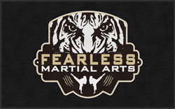 3' x 5' (35" x 58") Digiprint HD FEARLESS MARTIAL ARTS  Indoor Logo Mat