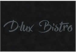 4' x 6' (45" x 69") ColorStar Impressions DLUX BISTRO  Indoor Logo Mat