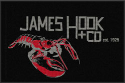 4' x 6' (45" x 69") Waterhog Impressions HD JAMES HOOK  Indoor/Outdoor Logo Mat