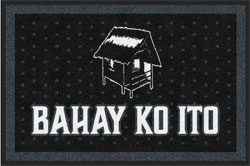 2 'x 3' (24" x 35") Digiprint HD BAHAY KO ITO  Indoor Logo Mat