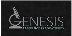 3' x 6' (35" x 69") Digiprint HD GENESIS REFERENCE LABS Indoor Logo Mat