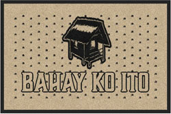 2 'x 3' (24" x 35") Digiprint HD BAHAY KO ITO  Indoor Logo Mat