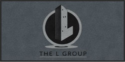 3' x 6' (35" x 69") ColorStar Impressions THE L GROUP Indoor Logo Mat