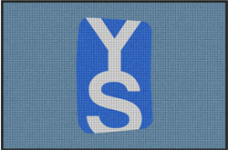 4' x 6'(45" x 69") Waterhog Inlay Y&S  Indoor/Outdoor Logo Mat