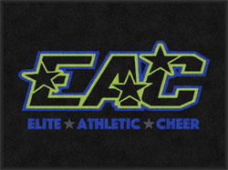 3' x 4' (35" x 47") ColorStar Impressions ELITE ATHLETIC CHEER  Indoor Logo Mat