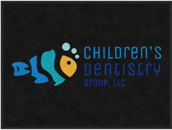 3' x 4' (35" x 45") Digiprint HD  CHILDREN'S DENTISTRY GROUP  Indoor Logo Mat