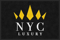 2' x 3' (24" x 35") ColorStar Impressions NYC LUXURY   Indoor Logo Mat