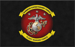 5' x 8' (58" x 95") Digiprint HD FLEET MARINE FORCE Indoor Logo mat