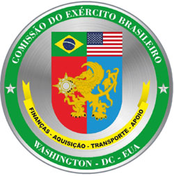 6' Round (68" inches) Digiprint HD Custom Shape BRAZILIAN ARMY COMMISSION Indoor Logo Mat