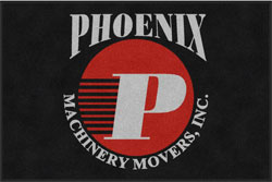 4' x 6' (45" x 69") ColorStar Impressions PHOENIX  Indoor Logo Mat