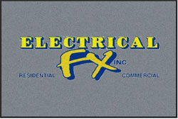 4' x 6'(45" x 69") Digiprint HD ELECTRICAL FX  Indoor Logo Mat