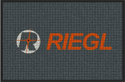 2' x 3' (24" x 35") Waterhog Impressions HD RIEGL  Indoor-Outdoor Logo Mat