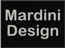 3' x 4' (35" x 45") Waterhog Impressions HD MARDINI  Indoor-Outdoor Logo Mat