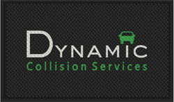 3' x 5' (35" x 56") Superscrape Impressions DCS  Rubber Logo Mat