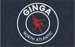 5' x 8' (58" x 95") Digiprint HD GINGA  Indoor Logo mat