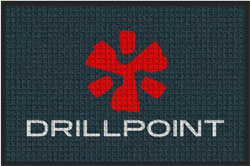 2 'x 3' (24" x 35") Waterhog Inlay  DRILLPOINT Indoor/Outdoor Logo Mat