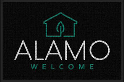 2' x 3' (24" x 35") Waterhog Impressions HD ALAMO Indoor-Outdoor Logo Mat