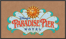 3' x 5' (35" x 59") Colorstar Impressions PARADISE PIER  Indoor Logo Mat